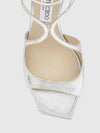 azia sandal in laminated leather