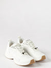 diamond run f stretch knit and leather sneakers