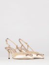 afia draped mesh and satin slingback pumps