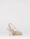afia draped mesh and satin slingback pumps