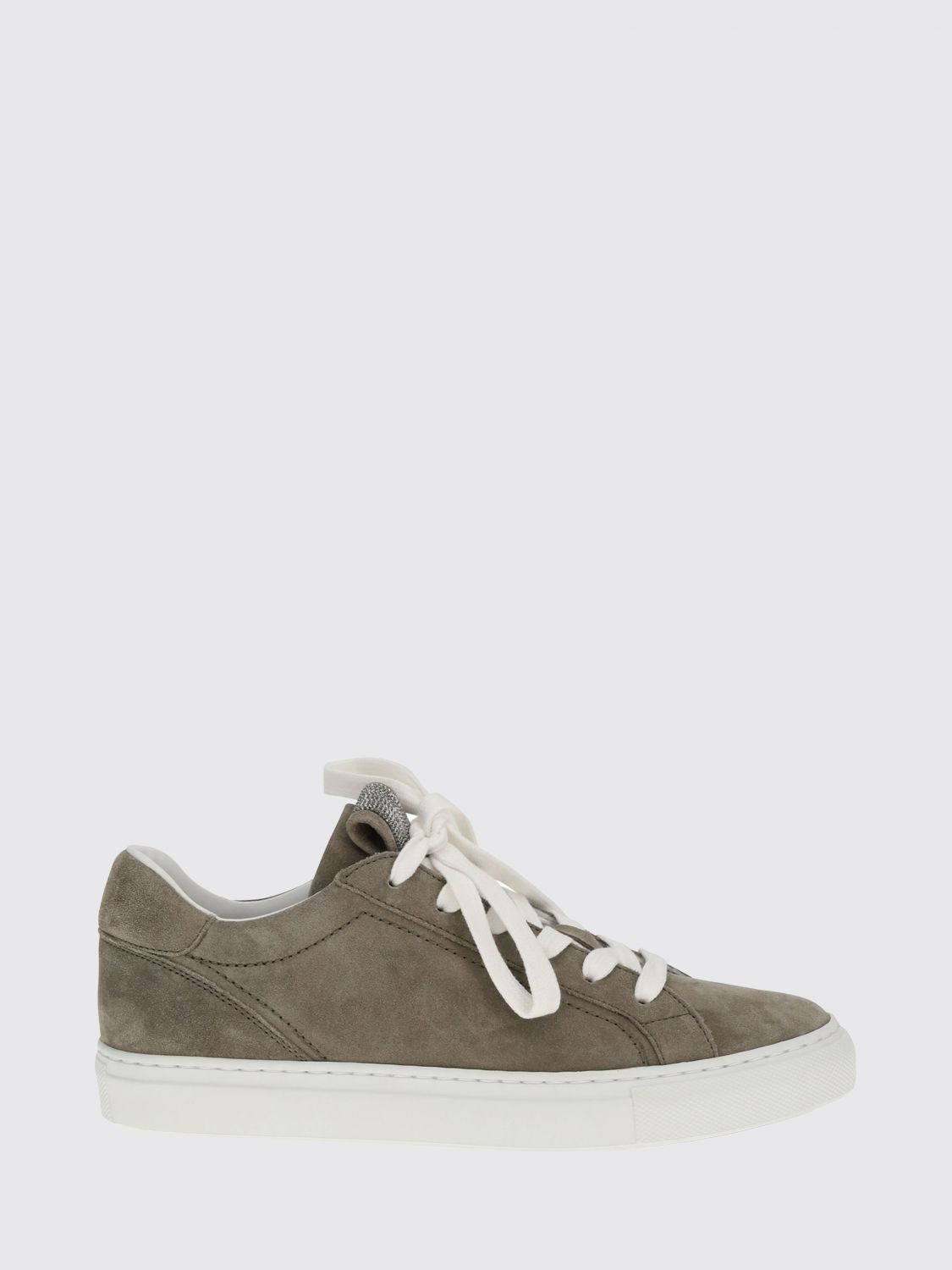 suede sneakers with monile