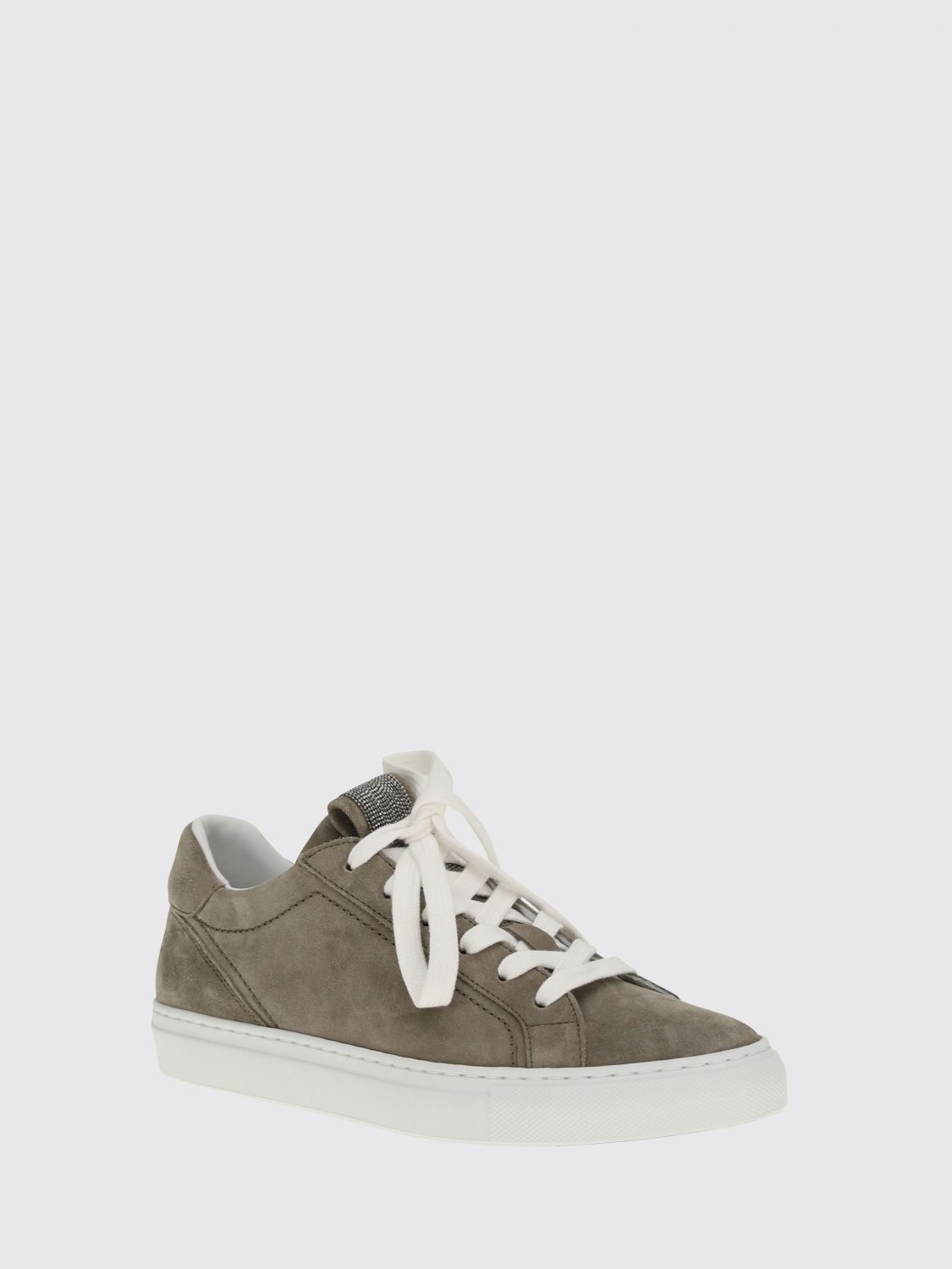 suede sneakers with monile