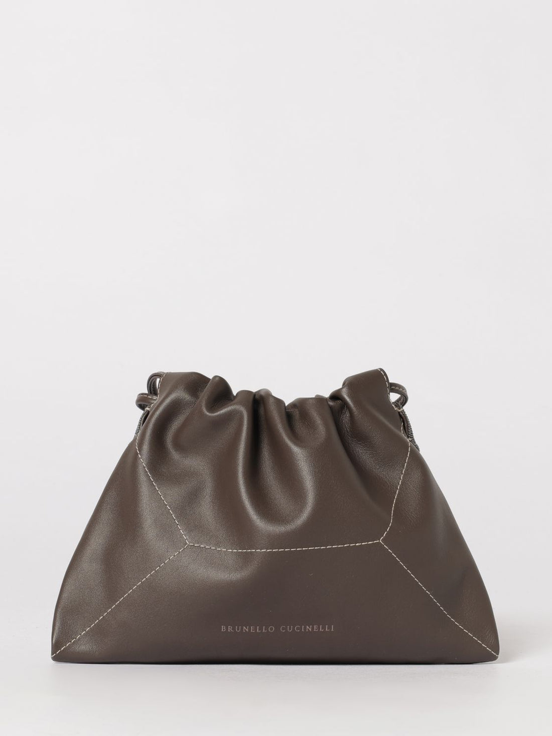 BRUNELLO CUCINELLI OS smooth calfskin bucket bag