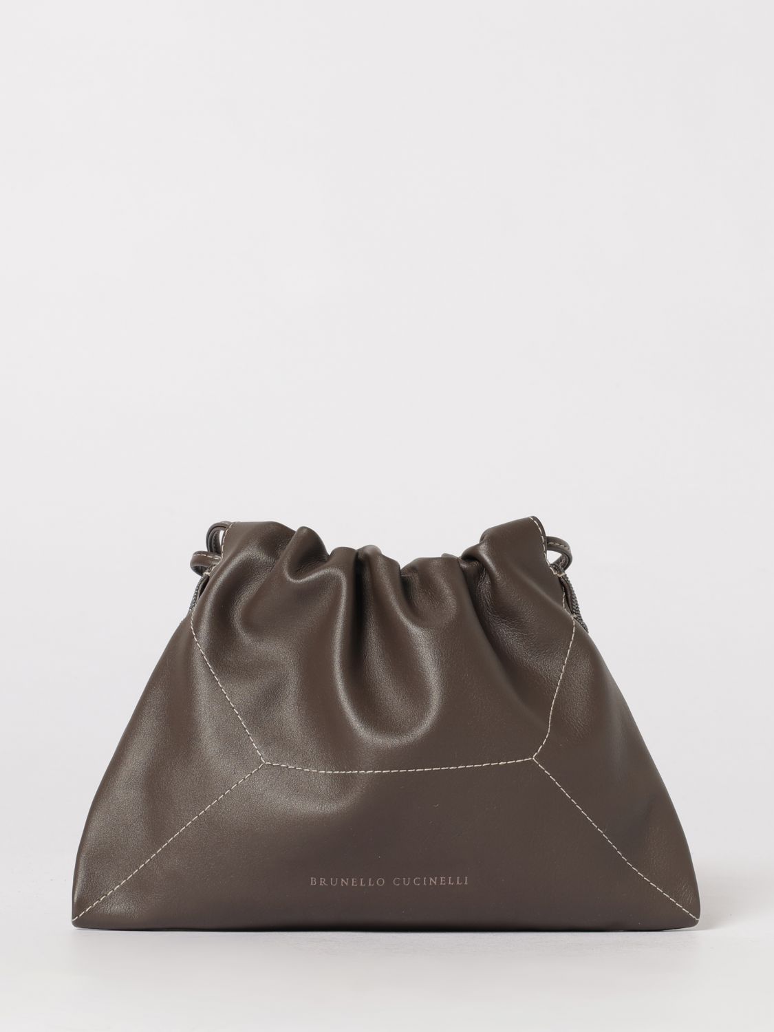 smooth calfskin bucket bag