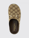 gg jacquard monogram canvas sabot