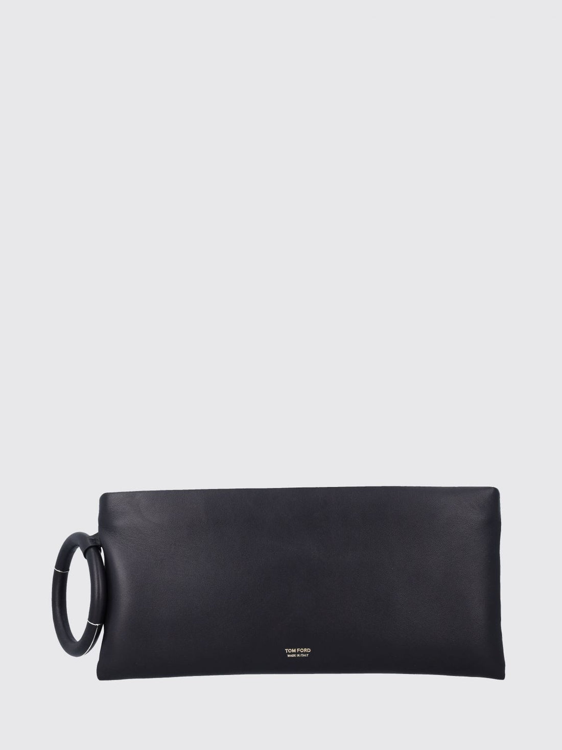 TOM FORD OS aura leather clutch