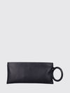 aura leather clutch