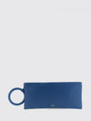 aura leather clutch