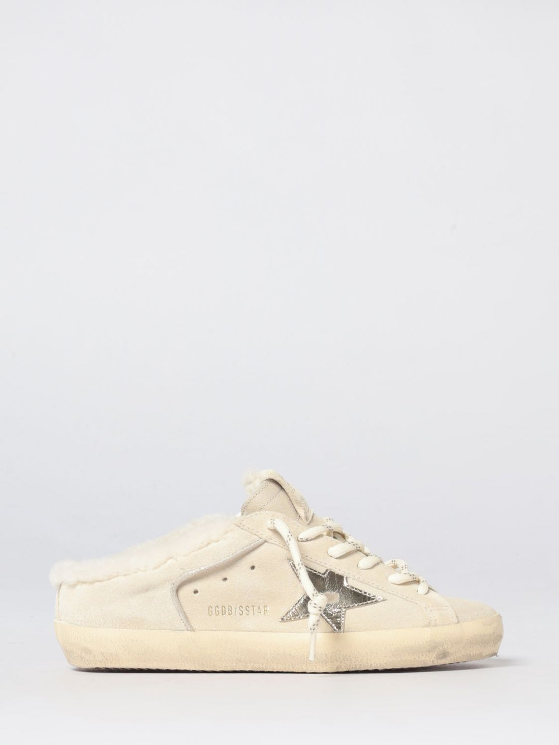 GOLDEN GOOSE 37 used suede super-star sabot sneakers
