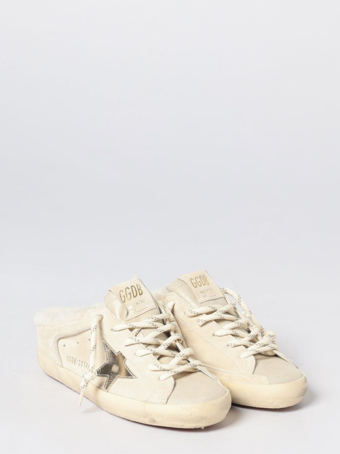 used suede super-star sabot sneakers