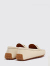 city leather loafers