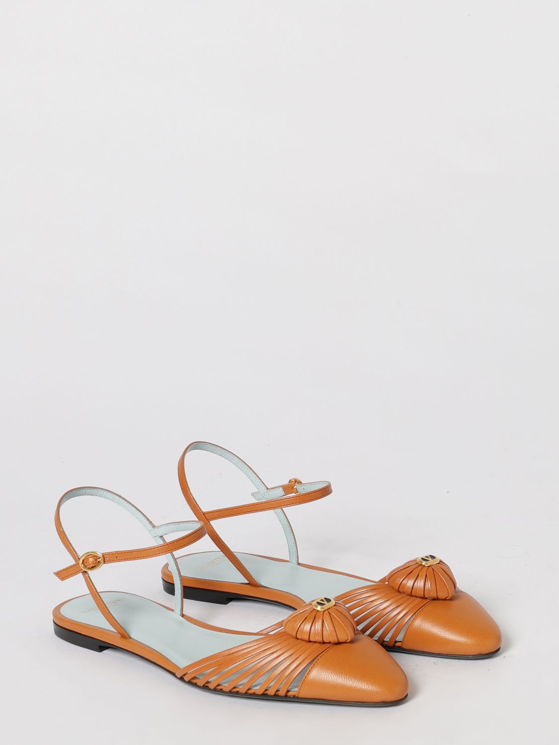 coeur royal leather ballerinas