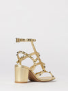 woman's heeled sandal