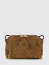 concert woven leather pouch