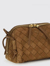 concert woven leather pouch
