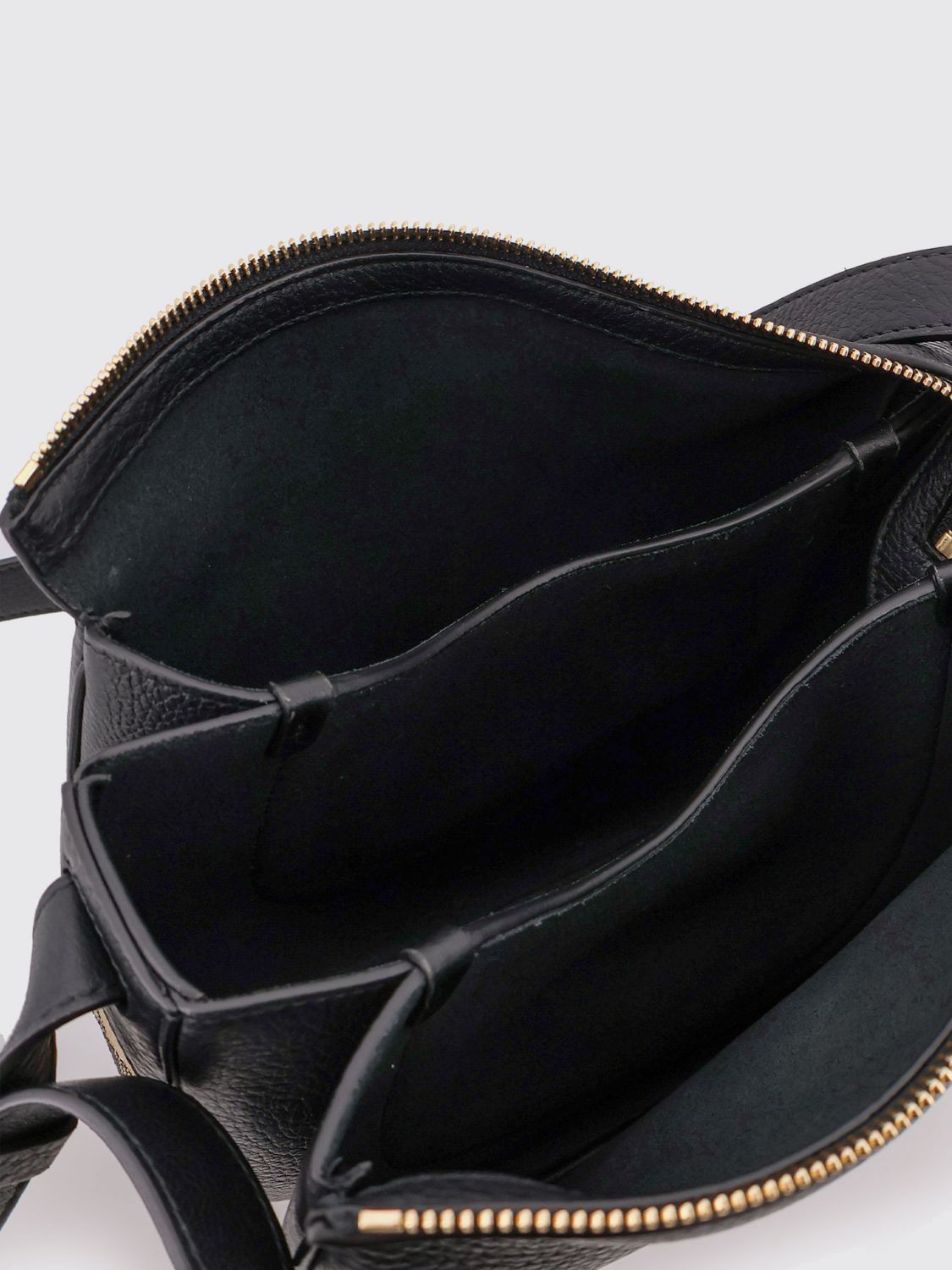 hammered leather messenger bag