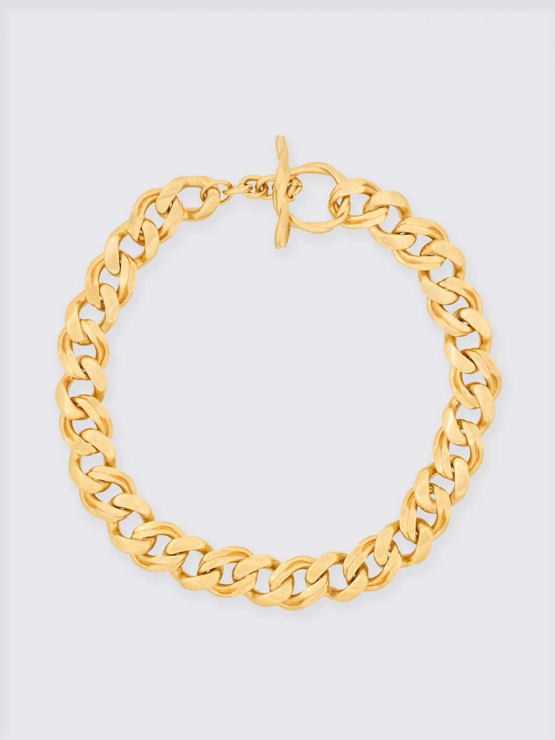 brass necklace