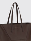 bc duo shoulder bag in hammered leather