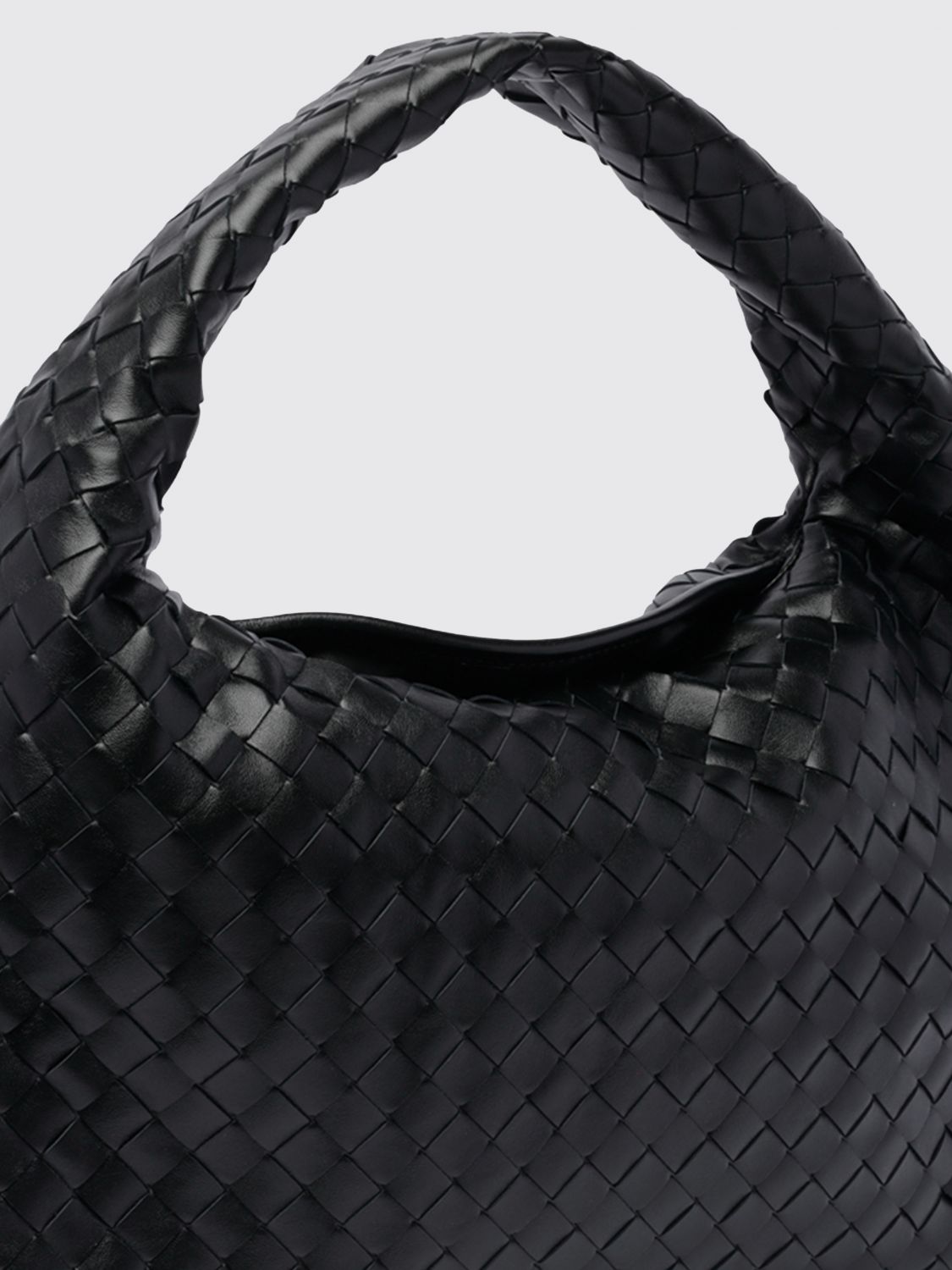 hop woven leather bag