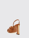 arco draped nappa sandals