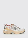 lightstar used leather and mesh sneakers