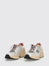 lightstar used leather and mesh sneakers