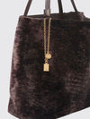 spin shearling bag chloé