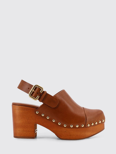 chloé jeannette leather slingback pumps