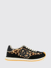 dg cushion sneakers in suede and animal print nylon