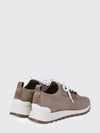 cotton and lurex knit sneakers