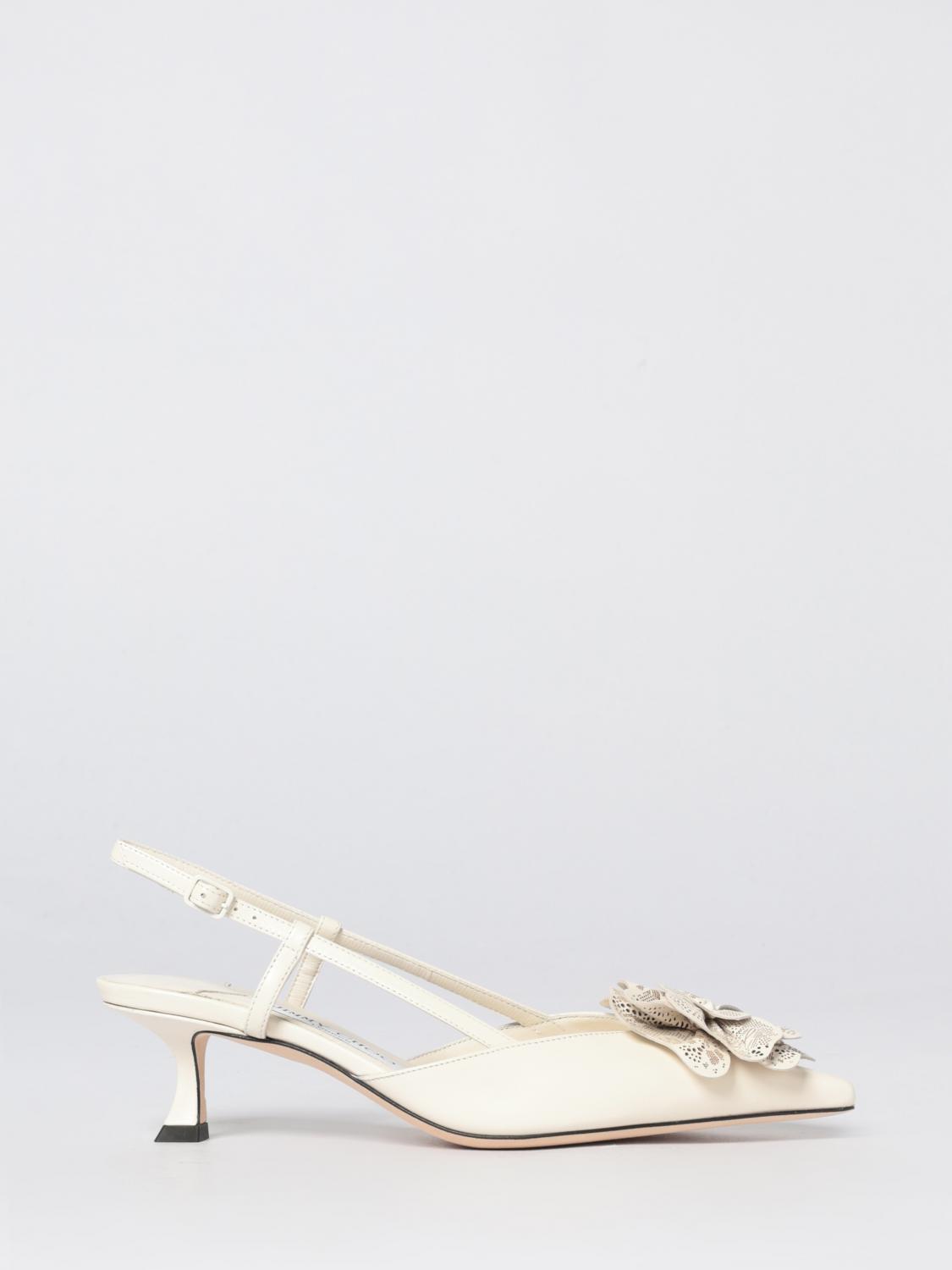 mimmi nappa slingback with applied flower