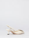 mimmi nappa slingback with applied flower