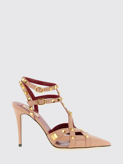 studdy leather pumps