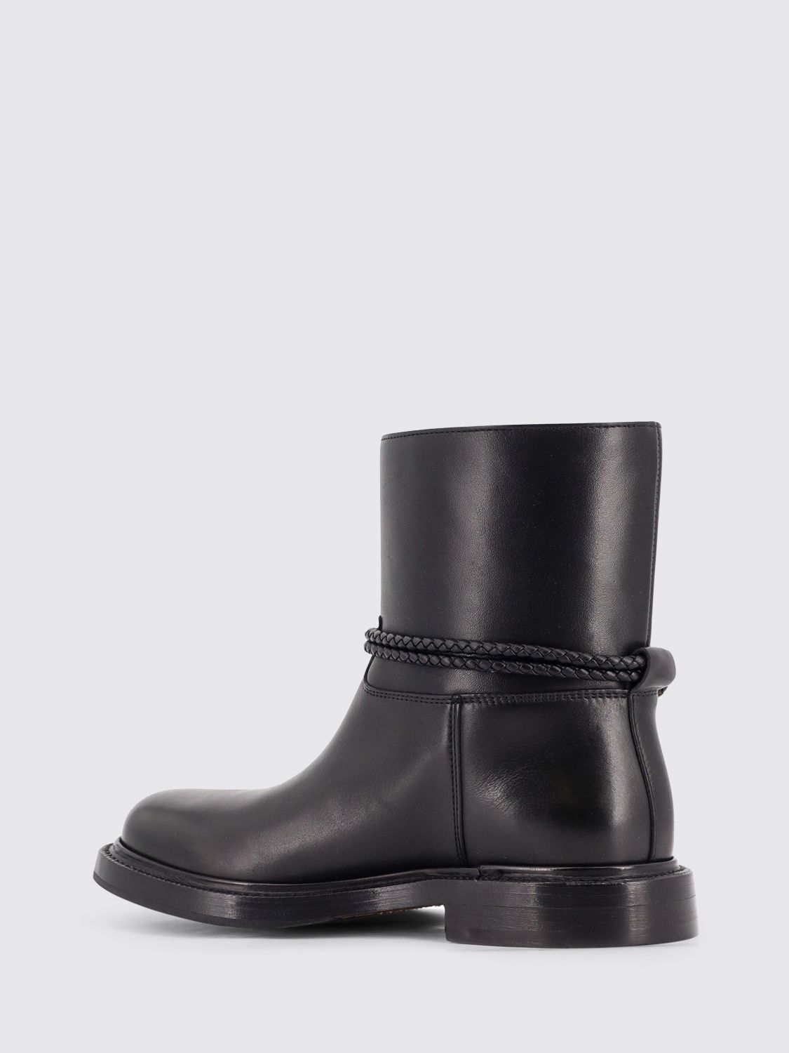 james leather ankle boots