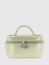 falabella vanity laminated synthetic suede bag