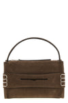 small suede loafer handbag