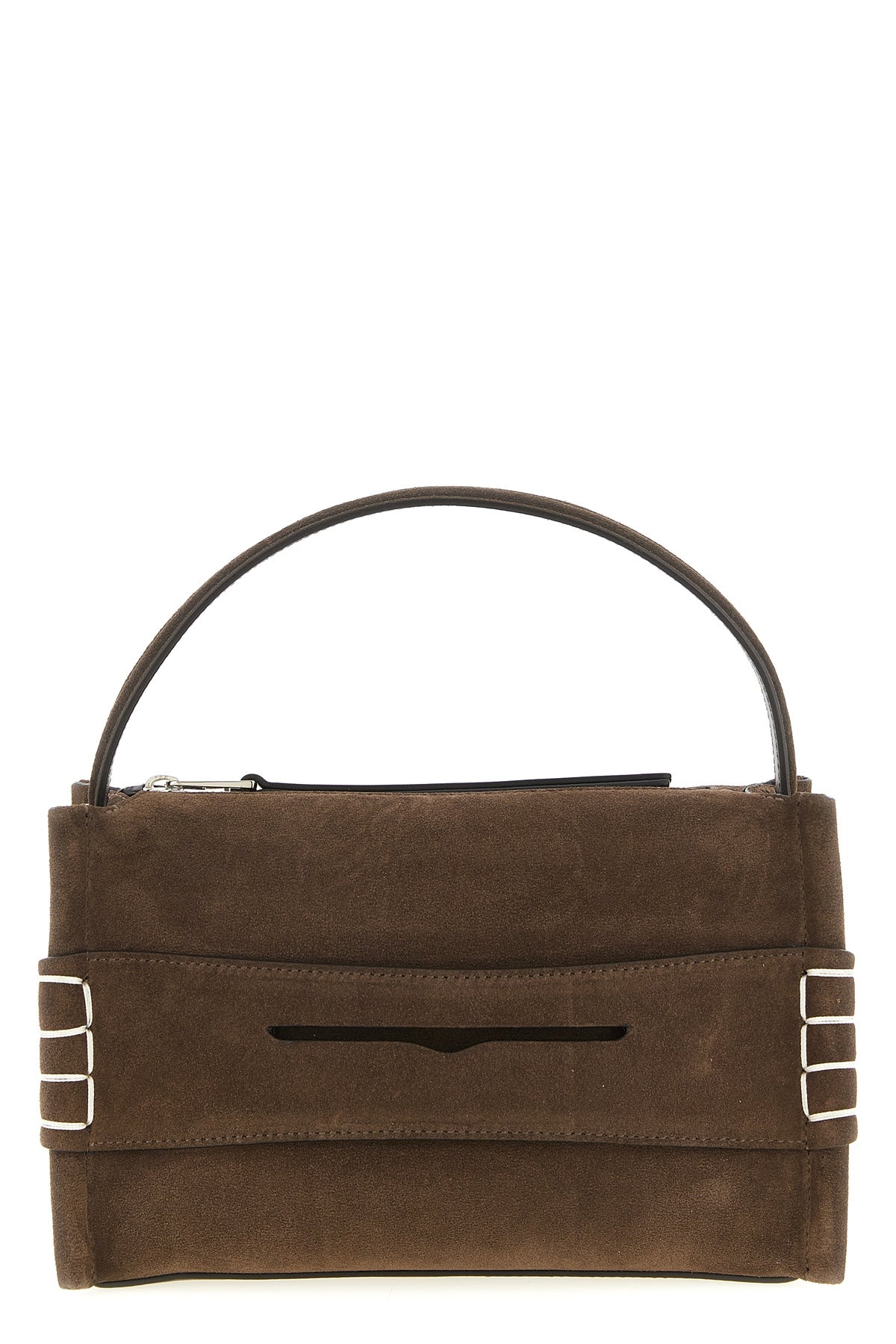small suede loafer handbag