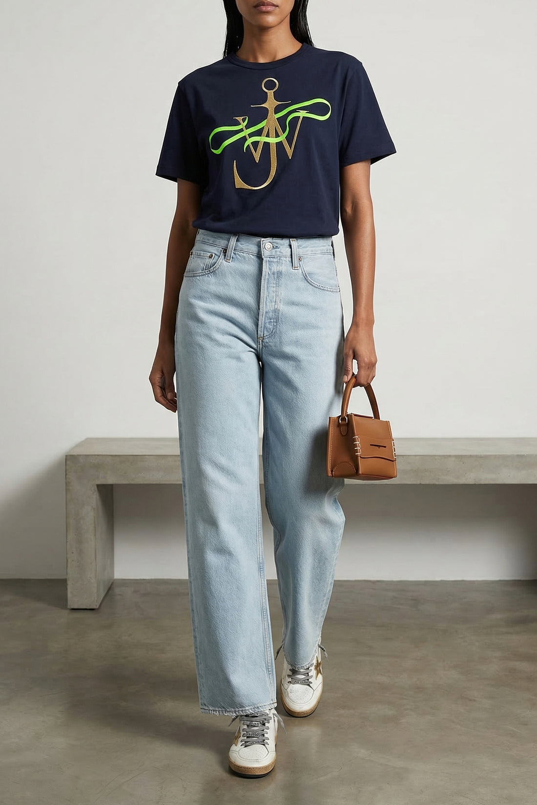J.W.ANDERSON OS loafer small leather bag