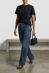 small loafer leather shoulder bag