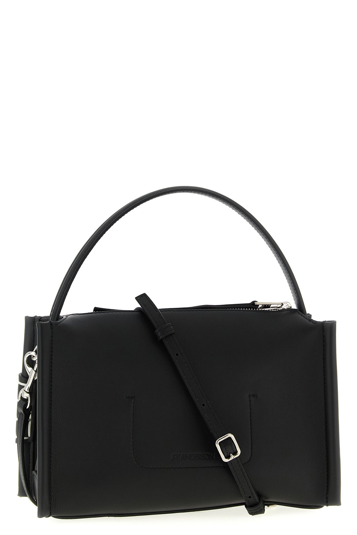 small loafer leather shoulder bag