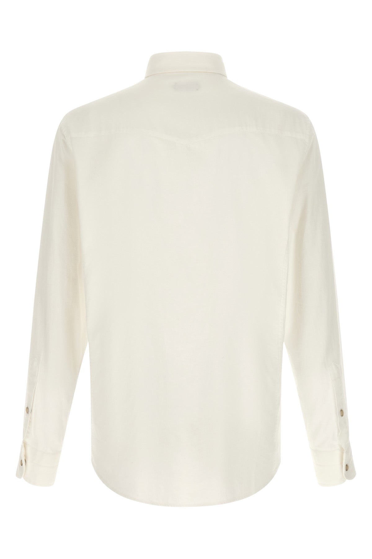 western peach hand cotton shirt