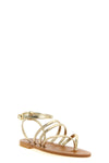 hemeree laminated leather thong sandals