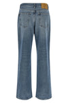korea nordic blue cotton denim jeans