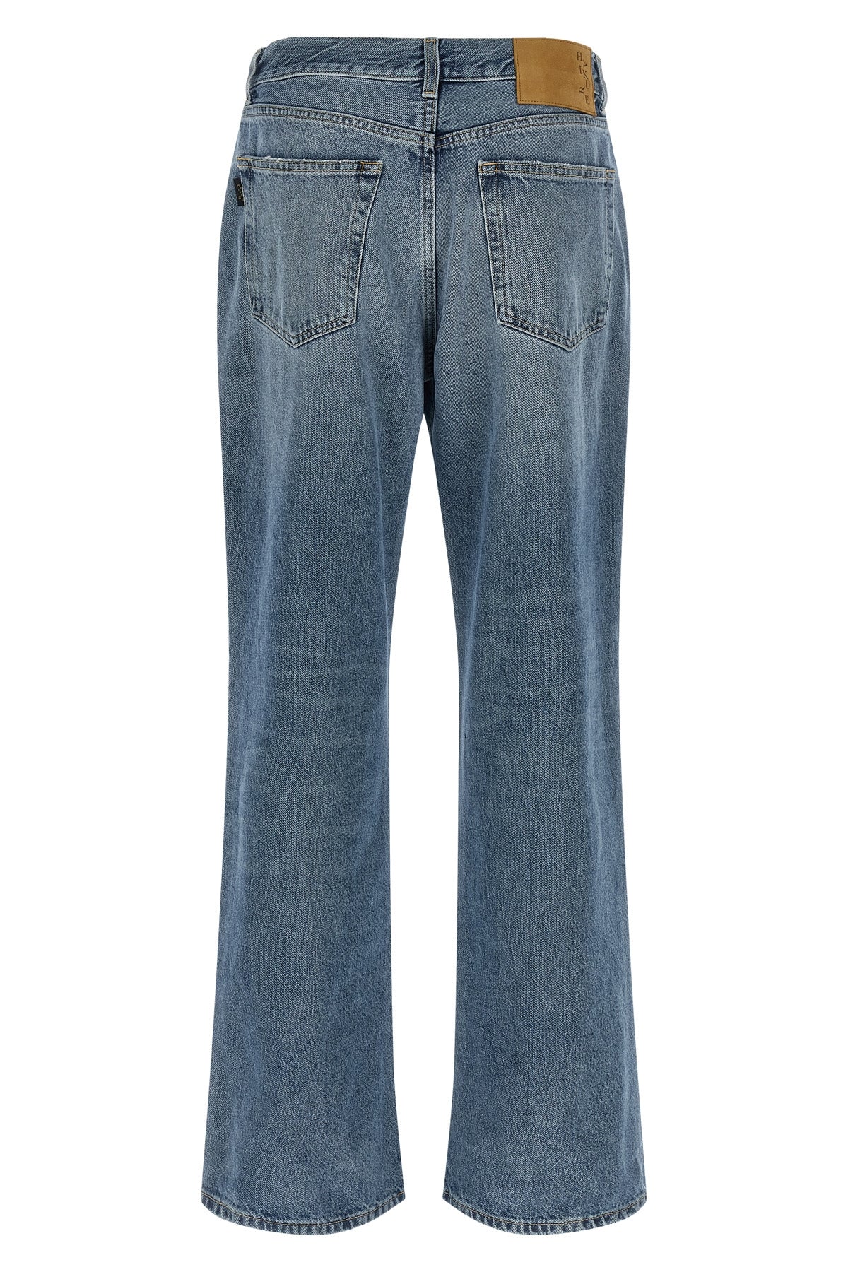 korea nordic blue cotton denim jeans