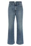 korea nordic blue cotton denim jeans