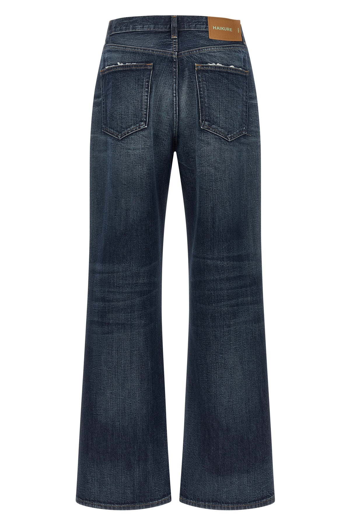 haikure korea jeans redefine the everyday silhouette through a flared wide-leg