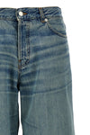 high-waisted bethany jeans in delavé cotton denim