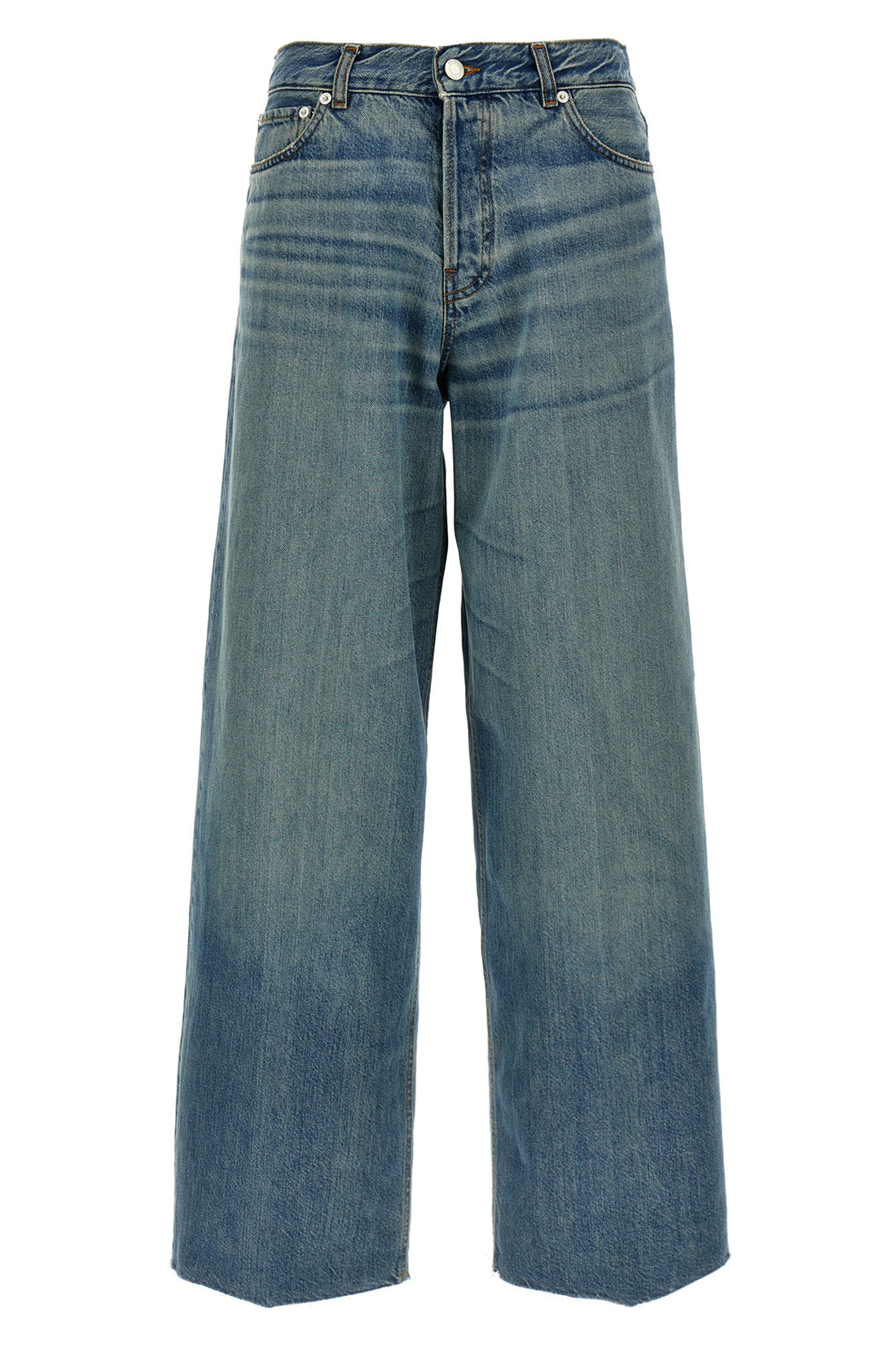 HAIKURE 26 high-waisted bethany jeans in delavé cotton denim