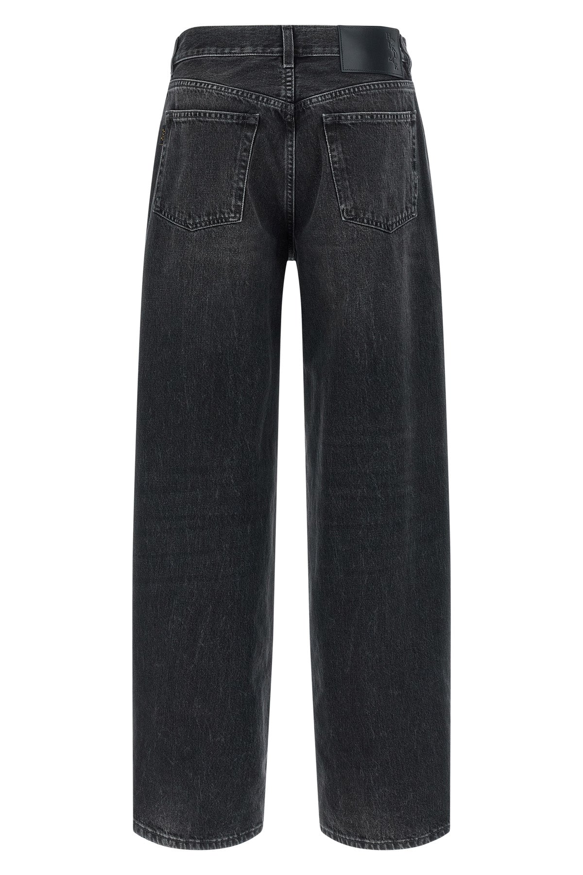 high-waisted cotton denim bethany authentic black jeans