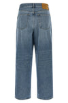 high-waisted betty nordic blue jeans in delavé cotton denim